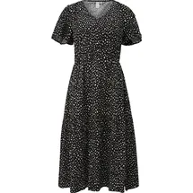 QS Viskosekleid Minikleid Schwarz 40