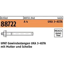 Upat Ankerstange R 88722 ASTA M12x220 A 4 10 Stück UPAT
