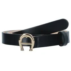AIGNER Logo Gürtel Leder 95 cm schwarz