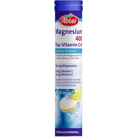 Abtei Magnesium 400 Plus Vitamin C + E Brausetabletten 15 St.