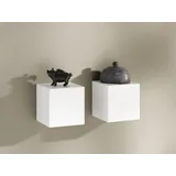 DOLLE Wandregal Dado, Weiß, 150 X 150 X 150 Mm Holzmöbel