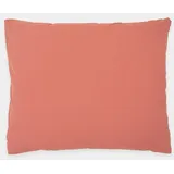 Erlich Textil Kopfkissenbezug FRED in rostrot | Gr.: 80x80 cm