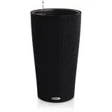 LECHUZA Cilindro Cottage Komplettset Ø 23 x 41 cm graphitschwarz