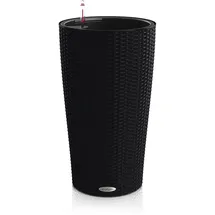 LECHUZA Cilindro Cottage Komplettset Ø 23 x 41 cm graphitschwarz