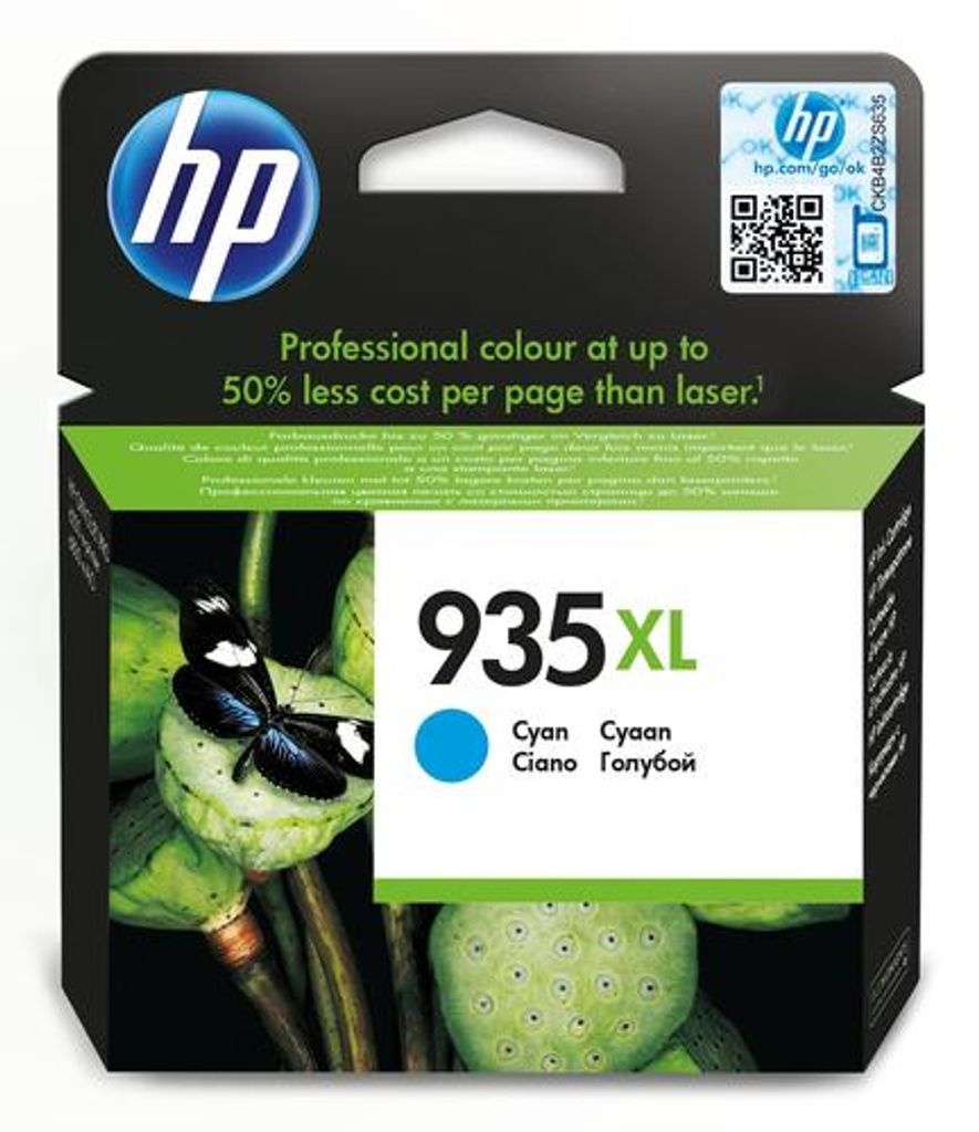 HP 935XL - Cyan - Original - Tintenpatrone - für Officejet 6812, 6815| Officejet Pro 6230, 6230 ePrinter, 6830, 6835
