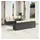vidaXL Garten Essgruppe 9-tlg. Schwarz/Creme