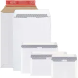 ÖKI Briefumschläge-Set Mix-Pack sortiert ohne Fenster weiß haftklebend 16 St.