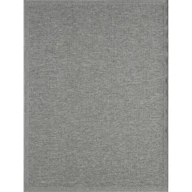 The CarPET »Calgary« rechteckig 1 mm Höhe moderner robuster In und Outdoor Teppich, grau