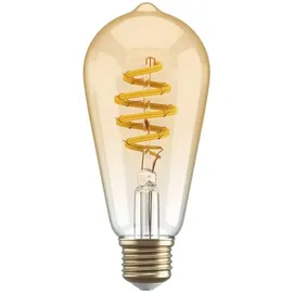 Hombli Filament Bulb CCT E27 ST64-Amber 6 W E27 warmweiß 1 St.