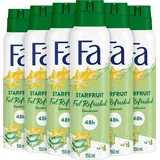 Fa Deospray Women Starfruit 6 x 150 ml