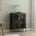 [en.casa] Sideboard Falköping 80 x 101,5 x 40 cm Schwarz