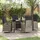 vidaXL 5-teiliges Garten-Ess-Set Hellgrau Poly-Rattan