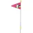 Bike Fashion Sicherheitswimpel Einhorn - pink