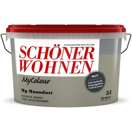 Schöner Wohnen my colour Wandfarbe My Moondust hellgrau matt 5 l