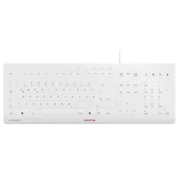 CHERRY STREAM PROTECT USB-A Tastatur, weiß