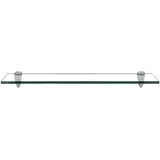 Vingo - swanew Glasregal Glasboden Wandregal Badregal Ablage Regal Klarglas 60x10 cm 8 mm