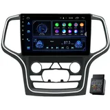 Für Jeep Grand Cherokee 2013-2020 Autoradio USB Bluetooth 8 Core 9" Android 13 Auto Autoradio DAB+Radio CarPlay Navi GPS HD Touchscreen Autoradio Bluetooth DAB+Radio WiFi,FM Radio (4GB RAM+64GB ROM)