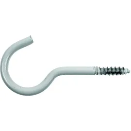 HSI - Wäscheleinenhaken Art.15 Weiß Beschichtet 5,2x 80 Mm Sb 2