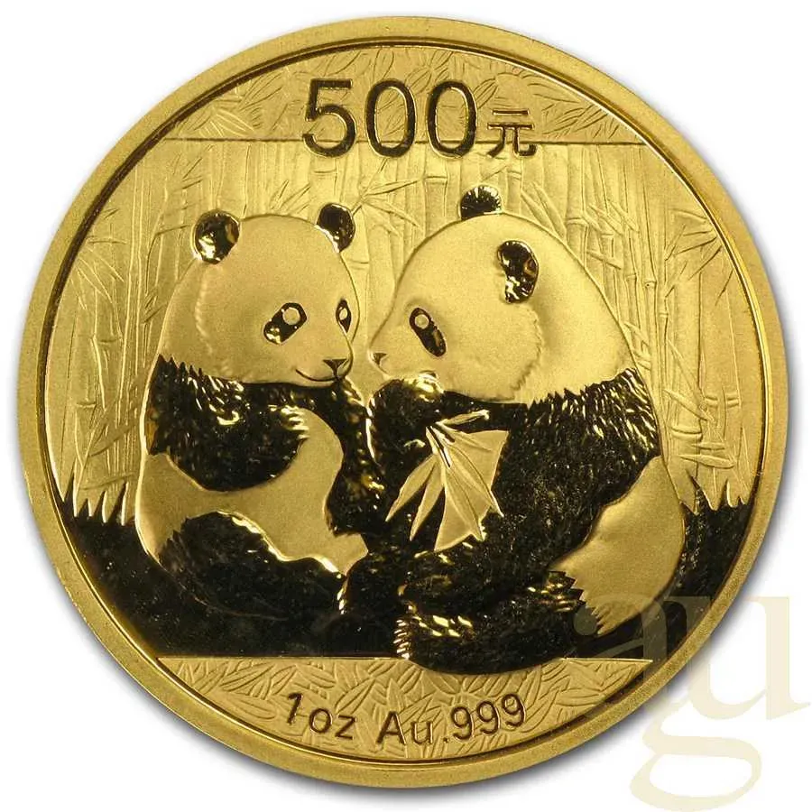 1/10 Unze Goldmünze China Panda - verschiedene Prägejahre