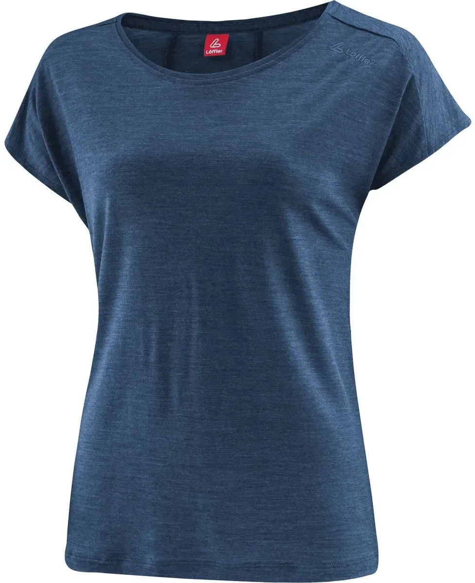 Löffler Women Loose Shirt Merino-tencel(tm) dark blue (495) 34