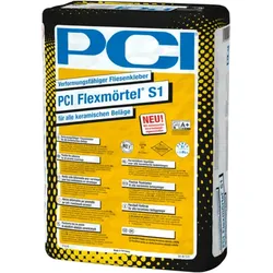 PCI Flexmörtel S1 grau, Sack á 20 kg