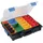 Allit Sortimentskasten Kunststoff 440 x 76 x 355 mm transparent schwarz 23 Fächer