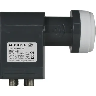 Astro ACX 985 A (Quad LNB, 40mm), LNB, Schwarz
