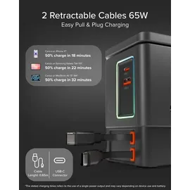 SBS Power Dock Wireless 6in1 100 W MagSafe-kompatibel, Schwarz