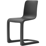 Vitra Freischwinger Evo-C graphitgrau, Designer Jasper Morrison, 81.5x46.5x51 cm