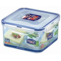 Lock & Lock Vorratsdose quadratisch transparent 15,5 x 15,5 x 8,7 cm 1,2 l