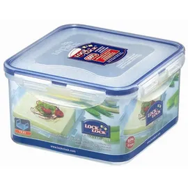 Lock & Lock Vorratsdose quadratisch transparent 15,5 x 15,5 x 8,7 cm 1,2 l