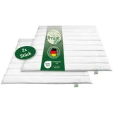 Dreamstar 2er Set Bettdecken | Winter Bettdecke für die kalte Jahreszeit | 135 x 200 cm | DREAMSTAR Eco | Weiß