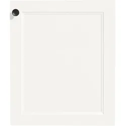 Frontblende NOBILIA ""Cascada", Ausrichtung wählbar", weiß (lacklaminat weiß), B:60cm H:72cm T:1,9cm, MDF, Möbelblenden, für integrierte Kühlgeräte und Waschautomaten, Breite 60 cm