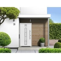 Splendoor Haustür Thermodoor PLUS SP70W  (100 x 210 cm, DIN Anschlag: Rechts, Verkehrsweiß)