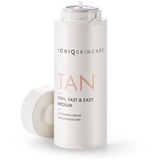 IONIQ Skincare TAN Medium Kartusche - Premium Selbstbräuner für bis zu 7 Tage streifenfreien, natürlichen Glow in 3 Minuten - Vegan, angenehmer Duft - Hautpflege-System der Zukunft (1 x 100 ml)