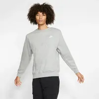 Nike Sportswear Club Fleece Herren-Rundhalsshirt Dark Grey Heather/White XL