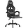 vidaXL Gaming-Stuhl Kunstleder Schwarz/Grau