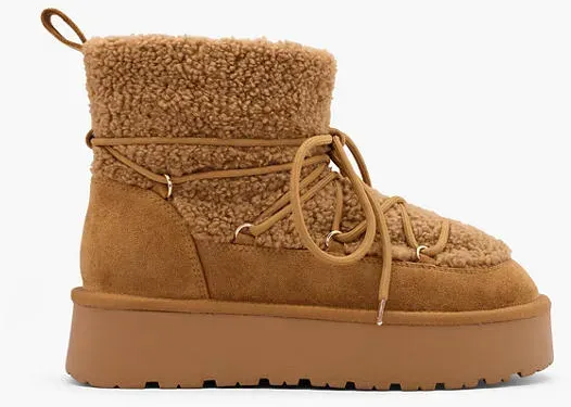 Boots - Damen - camel