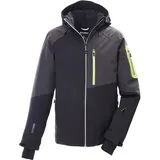 KILLTEC KSW 464 Skijacke Herren Schwarz/Anthramelange/Apfel XXL