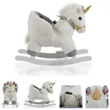Moni Plüsch Einhorn Schaukeltier Moon