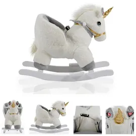 Moni Plüsch Einhorn Schaukeltier Moon