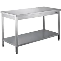 Saro Edelstahltisch zerlegbar, mit Unterblatt - 2000 x T 600