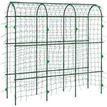 Outsunny Rankgitter mit Netz 43 x 182 x 183 cm Grün