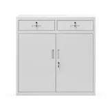 Jan Nowak C17B Aktenschrank 90 cm x 90 cm x 40 cm Grau