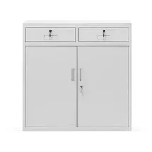 Jan Nowak C17B Aktenschrank 90 cm x 90 cm x 40 cm Grau