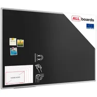 ALLboards Kreidetafel 150 x 100 cm Schwarz