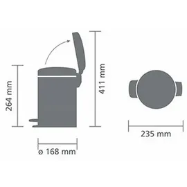 Brabantia Newicon 3 l soft beige