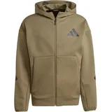 adidas Z.N.E. Reißverschlusspullover Olive Strata M