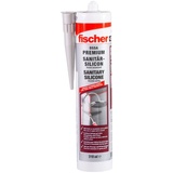 Fischer DSSA Sanitär-Silikon Herstellerfarbe Sanitärgrau 512209 310ml