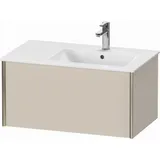 Duravit XViu Waschtisch-Unterschrank XV40260B191 81 x 40 x 48 cm, taupe matt, 1 Auszug, wandhängend, champagner matt